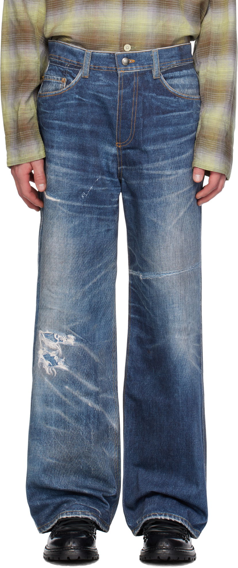 Jeans Andersson Bell Printed Jeans Plava | apa741u