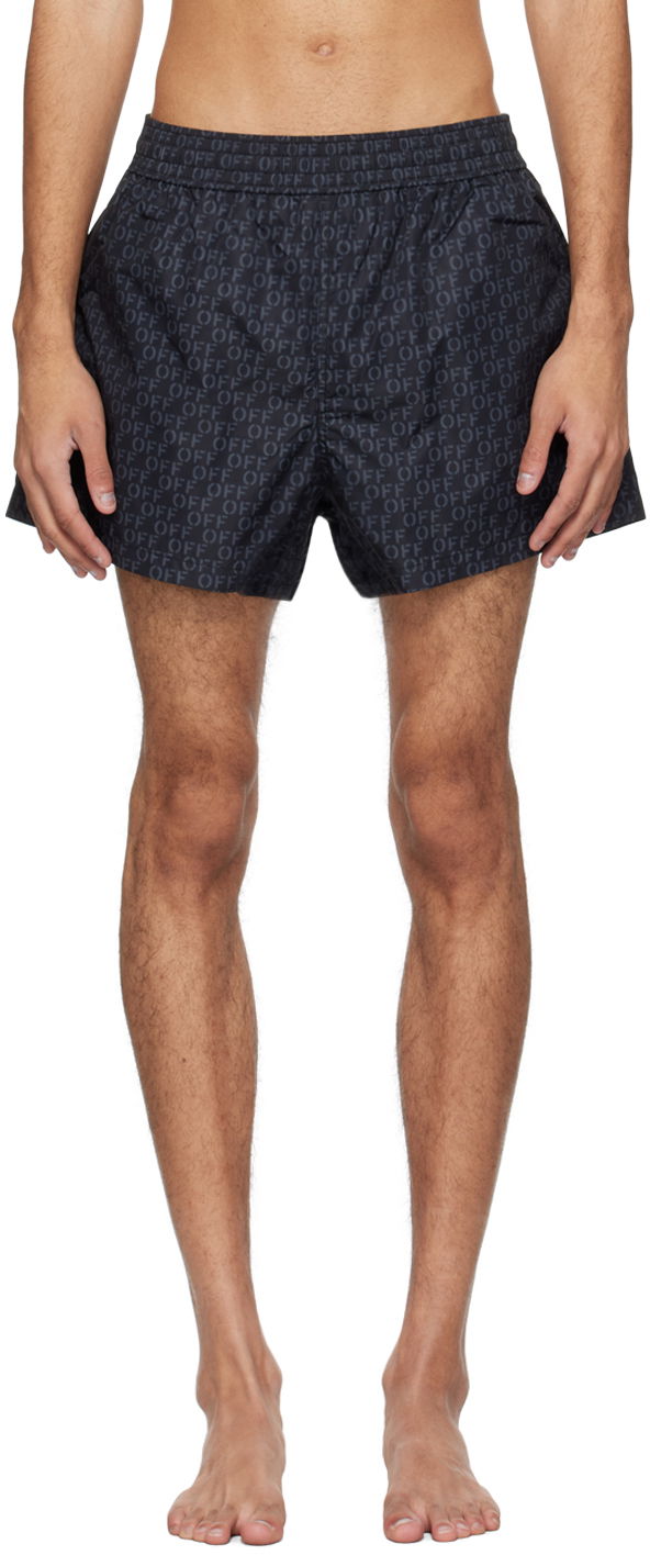 Kupaći kostimi Off-White Swim Shorts Crna | OMFD011C99FAB0021000