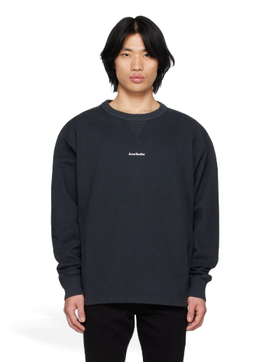 Dukserice Acne Studios Stamp Sweatshirt Crna | BI0138-