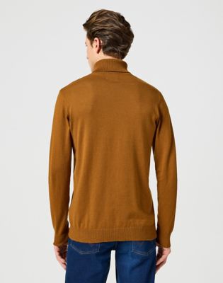 Džemper Wrangler Wrangler Turtleneck Sweater Smeđa | 112357293:XXL
