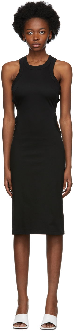 Majica bez rukava Dion Lee Jersey Tank Dress Crna | A9816R22