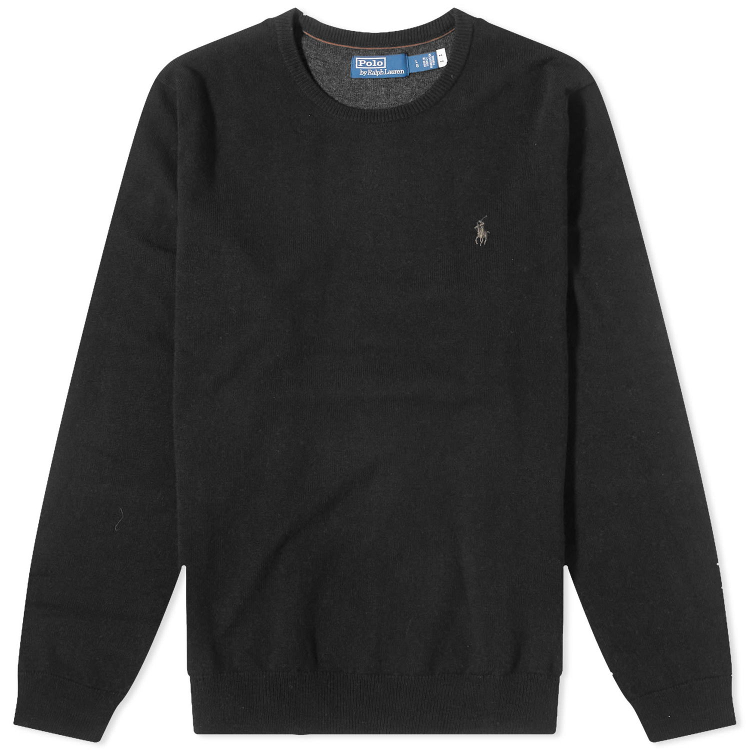 Dukserice Polo by Ralph Lauren Polo Ralph Lauren Lambswool Crew Knit Polo Crna | 710876714003, 0