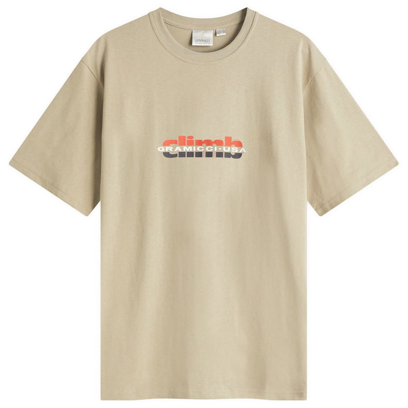 Majica kratkih rukava GRAMICCI Gramicci Climb T-Shirt, Size Large Bež | G5SU-T163-KHK