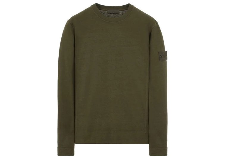 Džemper Stone Island Felpa Ghost Crewneck Zelena | 611F3 / 7815611F3 V0054