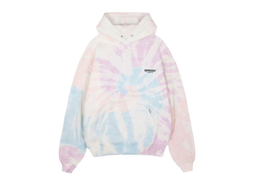 Dukserice Represent Clo Represent Owners Club Hoodie Tie Dye Višebojno | MH4004-454