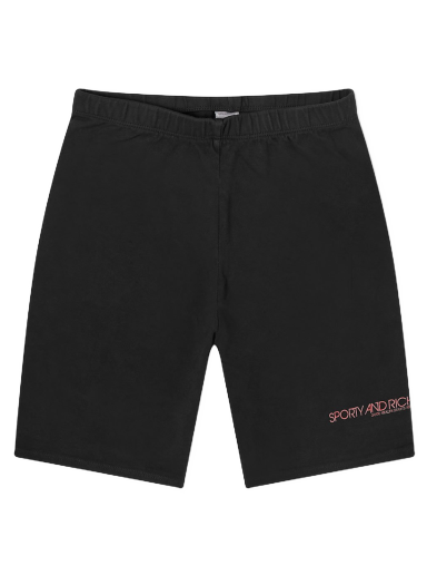 Kratke hlače Sporty & Rich Disco Biker Short Crna | SH481FB