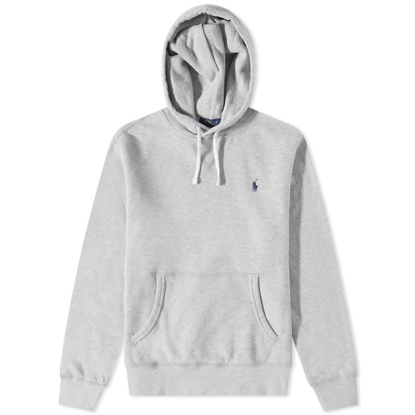 Dukserice Polo by Ralph Lauren Classic Popover Hoody Andover Heather Siva | 710766778006