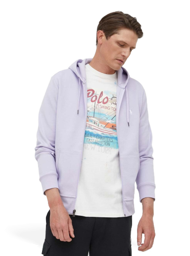 Dukserice Polo by Ralph Lauren Polo-Pony Zipped Sweatshirt Ljubičasta | 710881517