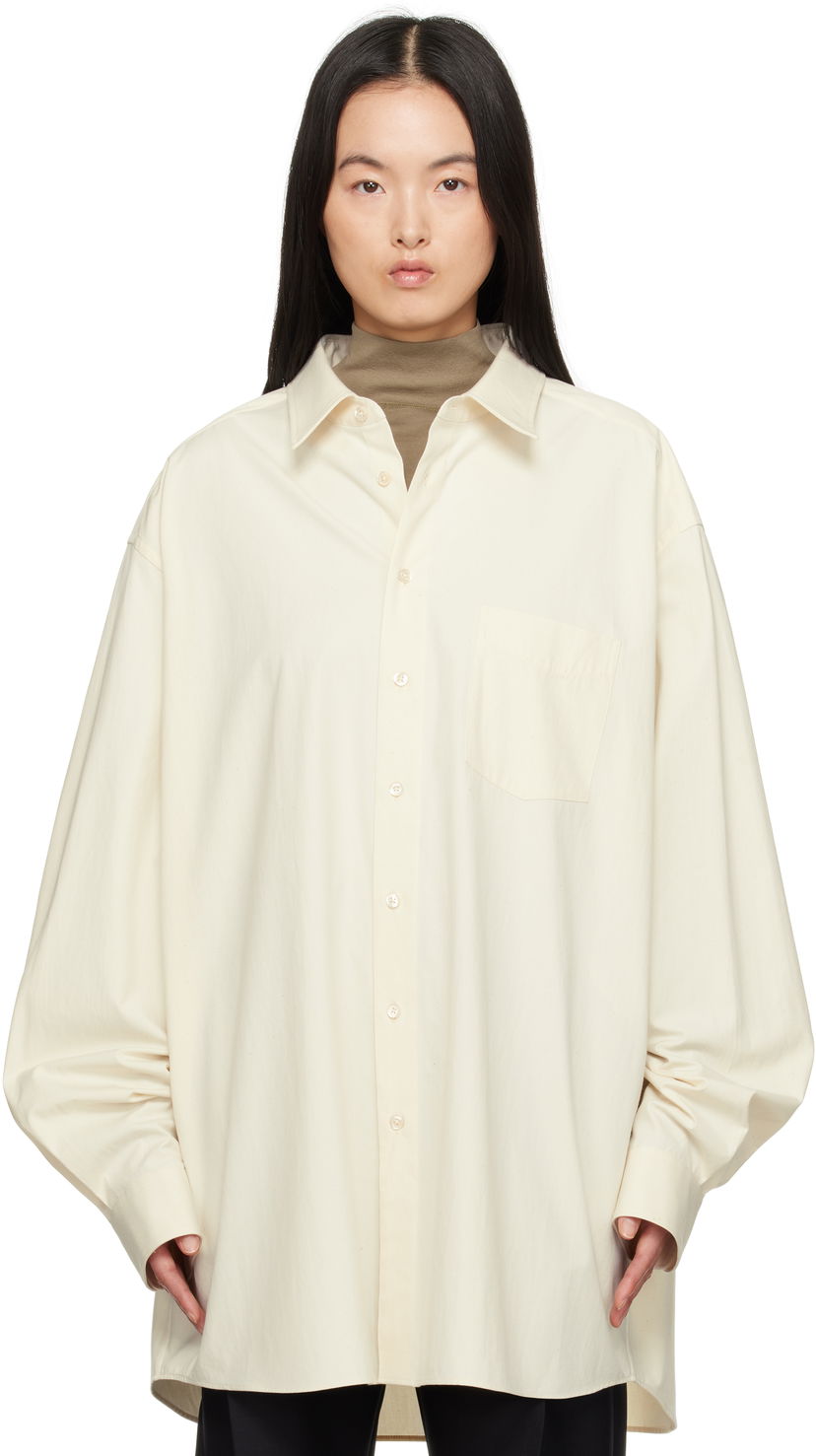 Košulja Maison Margiela Maison Margiela Oversized Shirt Bijela | S51DT0017 S54352
