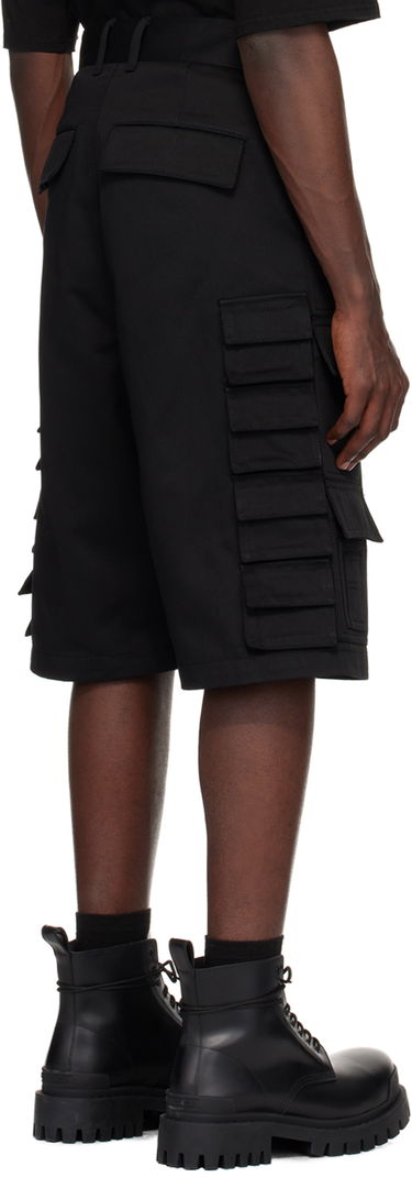 Kratke hlače We11done We11done Flap Pocket Shorts Crna | WD-PT1-24-218-M-BK, 2