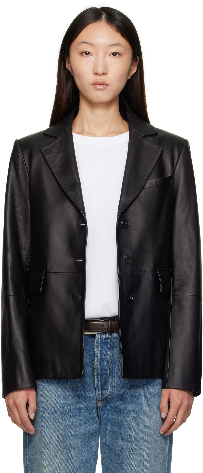 Jakna Loulou de Saison Loulou de Saison Aldo Leather Jacket Crna | ALDO LDS