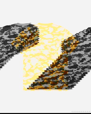 Majica kratkih rukava BAPE 1st Camo College T-Shirt Žuta | 1L80109008 YELLOW, 0