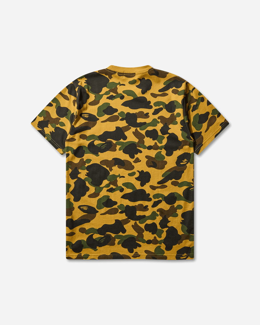 Majica kratkih rukava BAPE 1st Camo College T-Shirt Žuta | 1L80109008 YELLOW