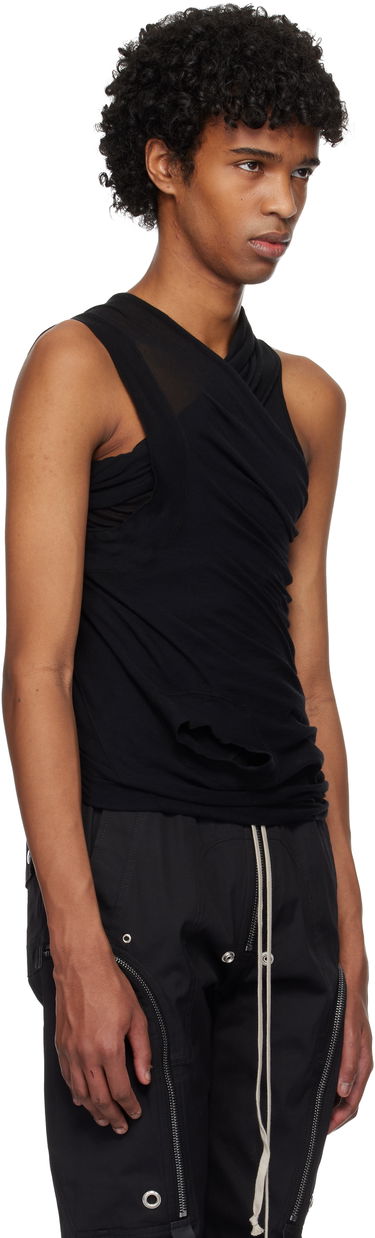 Majica bez rukava Rick Owens Rick Owens Hollywood Banana Sleeveless Top Crna | RU01E5100 UC, 1