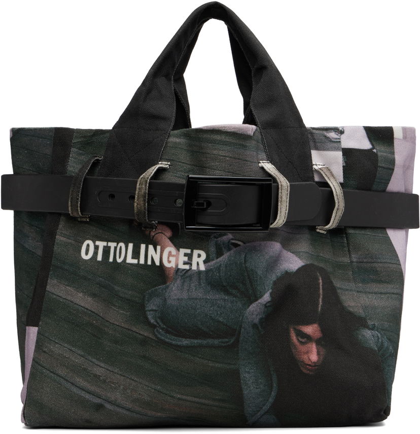 Tote bag Ottolinger Ottolinger Maxi Belted Tote Crna | 126-902328-01