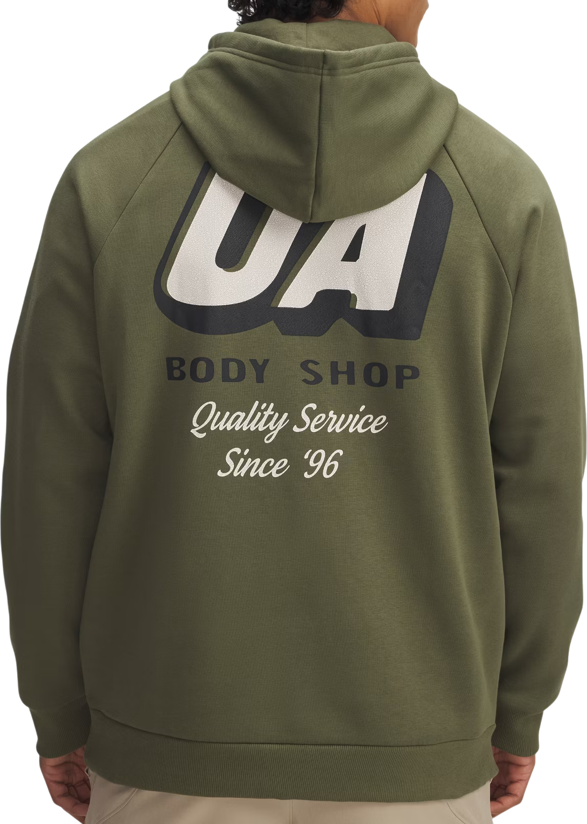Dukserice Under Armour Rival Fleece Hooded Sweatshirt with 'We lift it all' Design Zelena | 6003955-390, 1