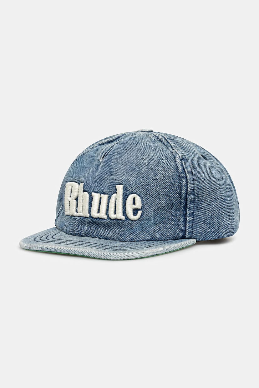 Kapa Rhude RHUDE Denim Baseball Cap Plava | RHPF25HA01741