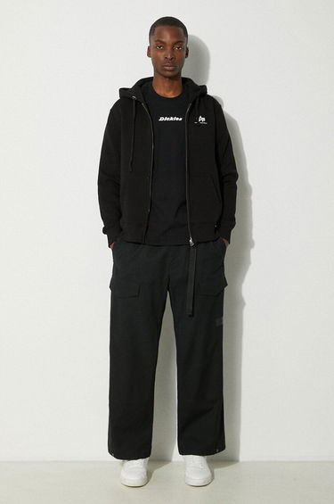 Dukserice Alpha Industries Basic Zip Hoody with Logo Print Crna | 118342.03, 1