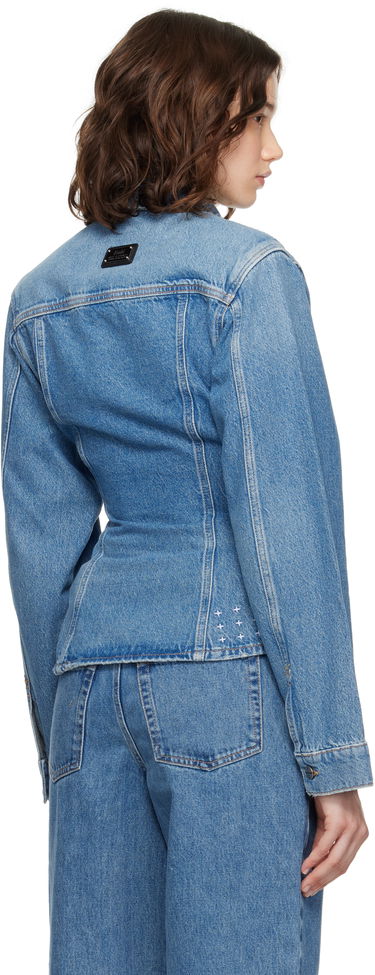 Jakna Ksubi Cinched Crop Tru Vintage Denim Jacket Plava | WPF25JK005, 2