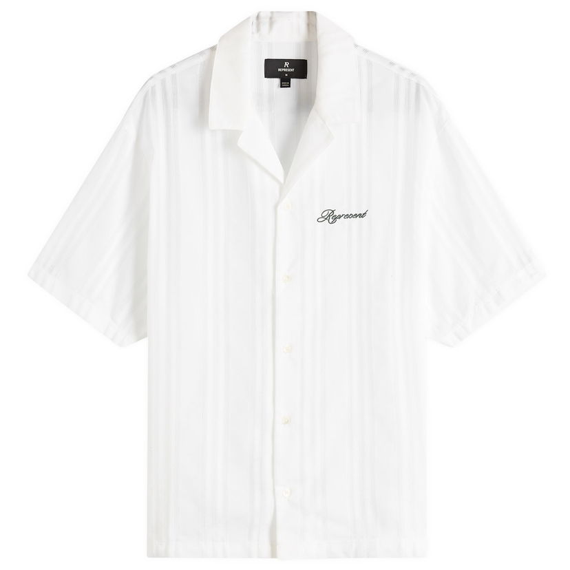 Košulja Represent Clo Embroidered Bowling Shirt Bijela | MLM2967-31