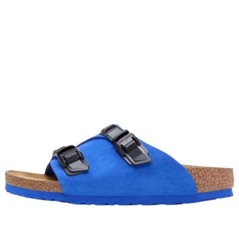 Tenisice i cipele Birkenstock Zurich Tech Suede Leather Narrow Fit Sandals Plava | 1026816