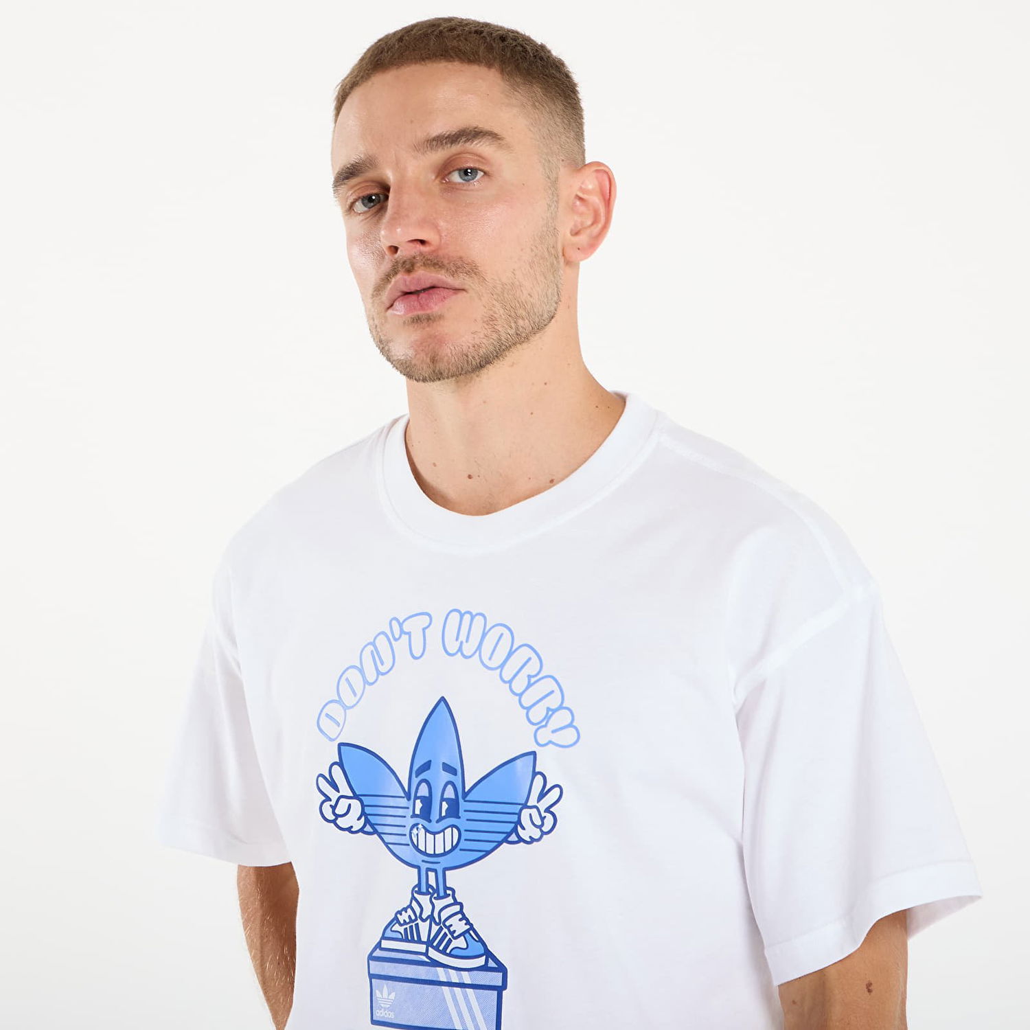 Majica kratkih rukava adidas Originals adidas Treffy Smile Graphic T-Shirt Bijela | KT2971, 1