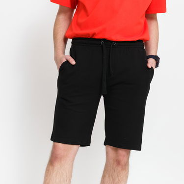 Kratke hlače Urban Classics Basic Sweatshorts Crna | TB2076, 2