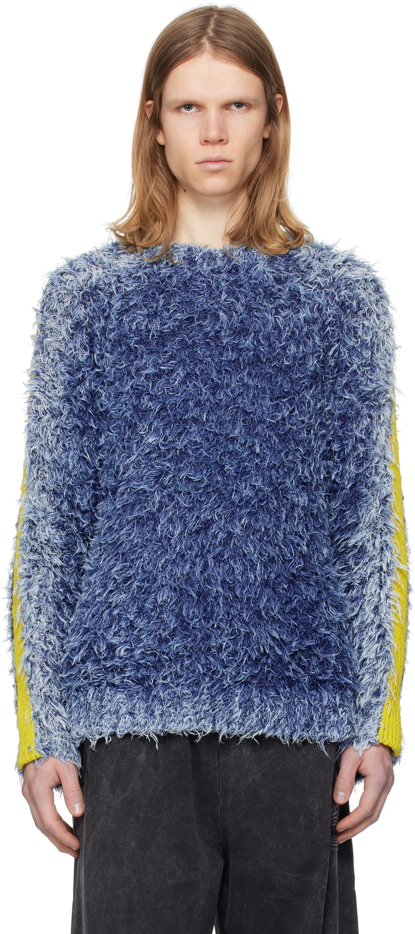 Džemper Diesel Diesel K-Damon Fuzzy Sweater Plava | A16569-0KNAE-8ATS