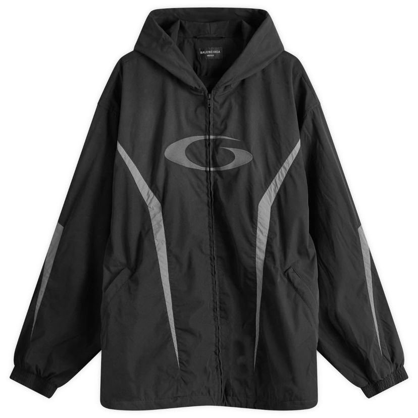 Vjetrovka Balenciaga Balenciaga Tracksuit Jacket Crna | 814393-TRO31-1779