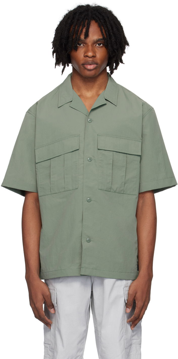 Košulja Carhartt WIP Short Sleeve Camp Collar Shirt Zelena | I033022