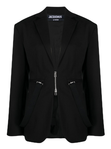 Košulja Jacquemus La Veste Filu Blazer Crna | 223JA018 1075 990