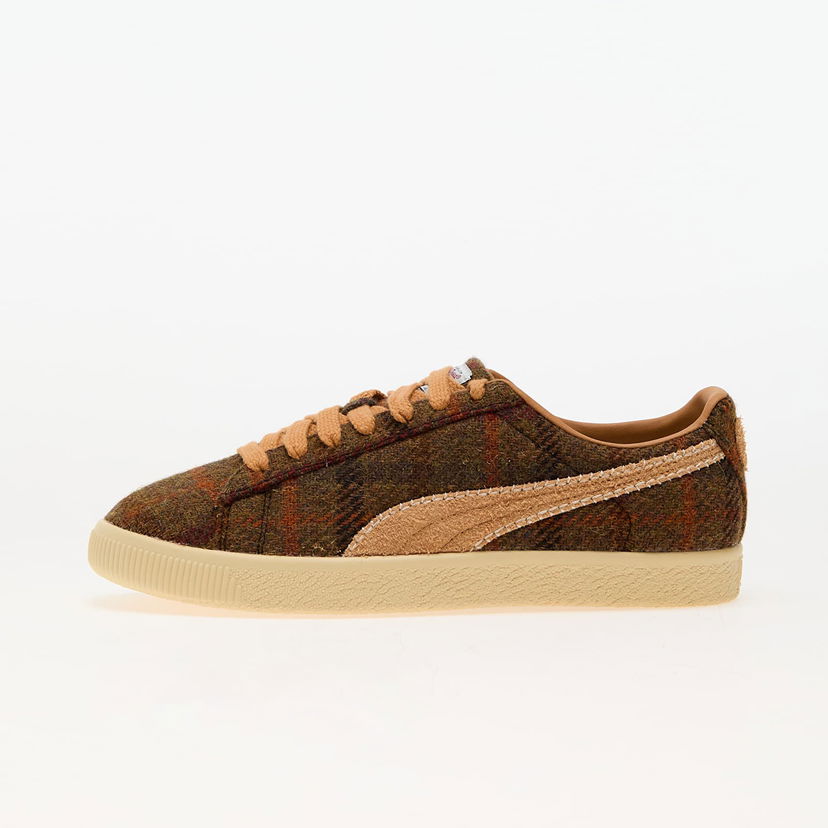 Tenisice i cipele Puma Clyde Harris Tweed Beige Smeđa | 39851202