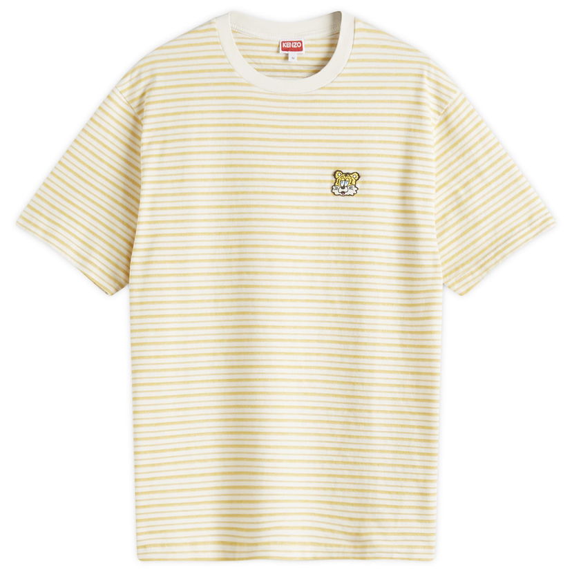 Majica kratkih rukava KENZO Verdy Collection Embroidered Classic T-Shirt, Size Large Bež | FF55TS4974SD-40
