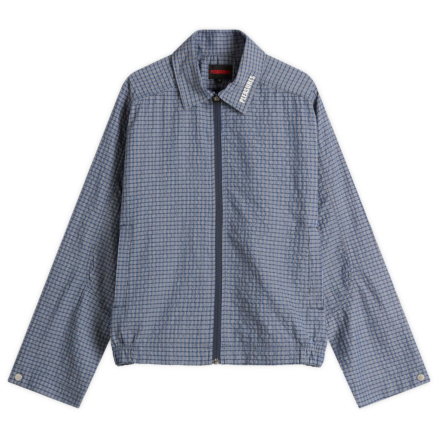 Jakna Pleasures Pleasures Shifty Track Jacket, Size Large Plava | P25SU011-NVY, 0