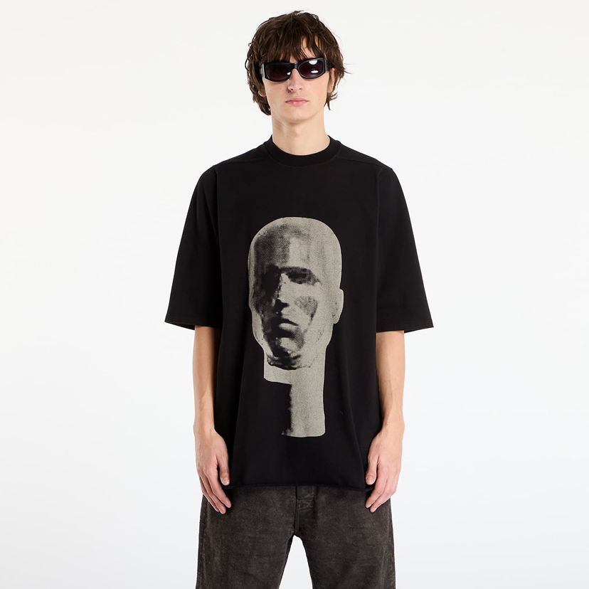 Majica kratkih rukava Rick Owens Rick Owens DRKSHDW Jumbo Short Sleeve T-Shirt with Head Print Crna | DU02E7274 RIGEP1 0908