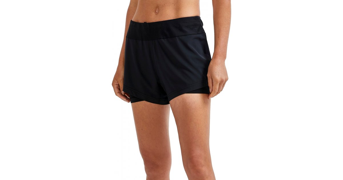 Kratke hlače Craft Women's Running Shorts With Built-in Tights Crna | 1910722-999000, 1