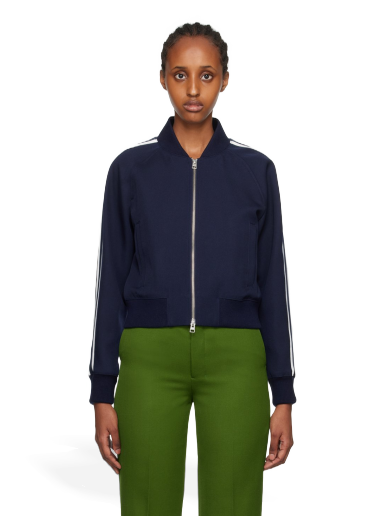 Jakna AMI Zip Bomber Jacket Tamnoplava | FJK004.WV0004