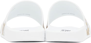 Tenisice i cipele Versace Versace Jeans Couture Outline Barocco Pool Slides Bijela | E78YA3SQ4_EZS365, 1