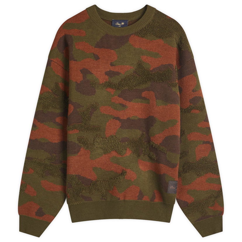 Džemper Dime Dime Camo Chenille Knit, Size Large Zelena | DIME2SP254WOO