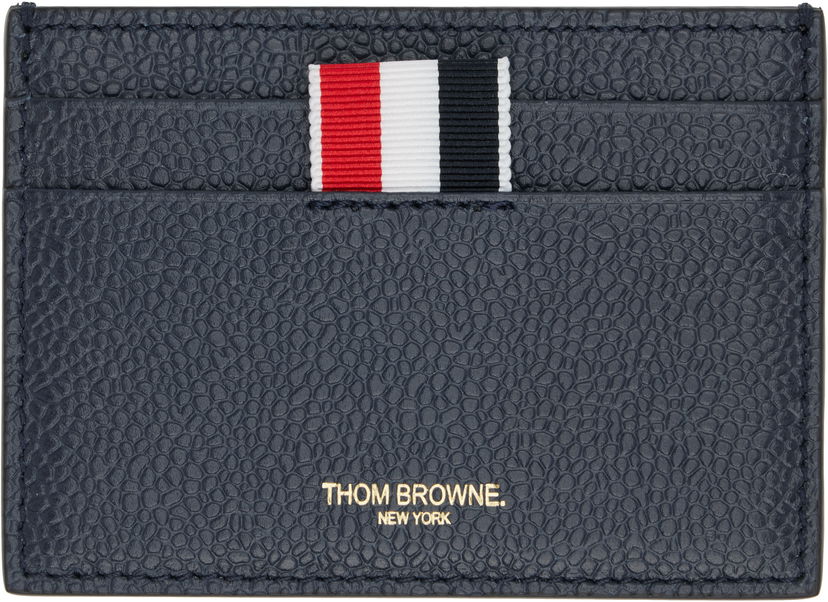 Novčanik Thom Browne Thom Browne 4-Bar Stripe Card Holder Tamnoplava | UAW075A-00198