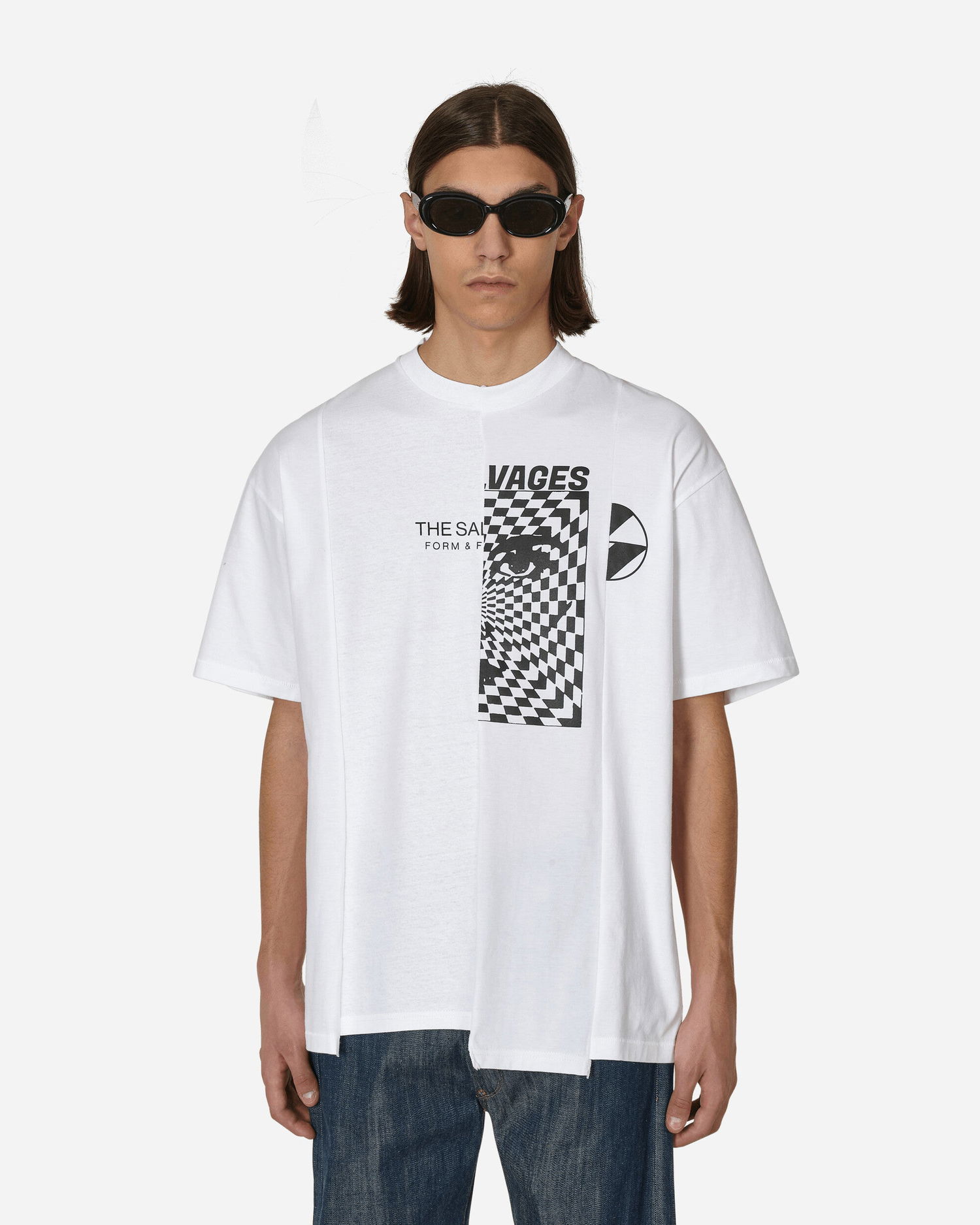 Majica kratkih rukava The Salvages Reconstructed T-Shirt Bijela | SS230624WHT WHITE, 0