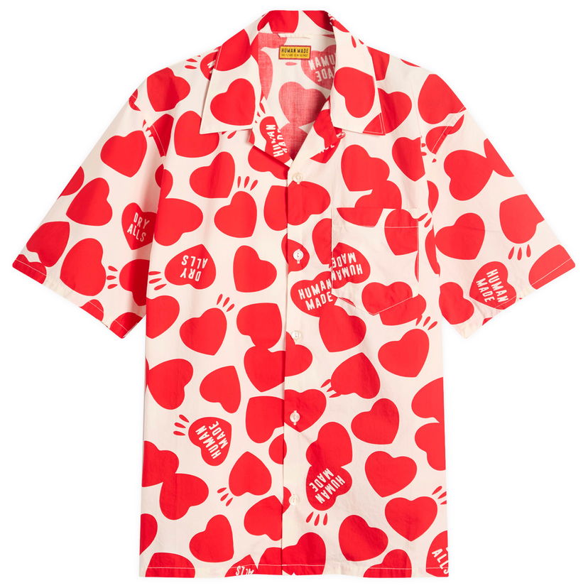 Košulja Human Made Heart Vacation Shirt, Size Large Bijela | HM29SH026-WHT