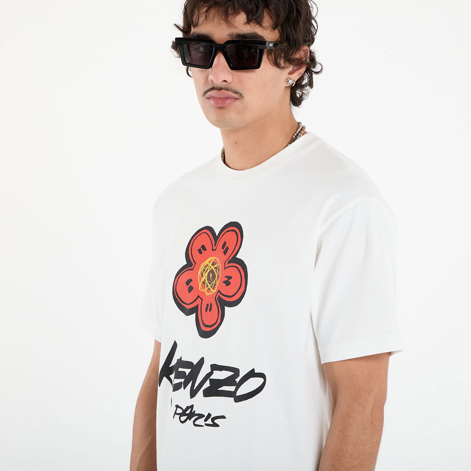 Majica kratkih rukava KENZO KENZO x FUTURA 2000 T-Shirt Bijela | FF65TS2654SG.02, 1