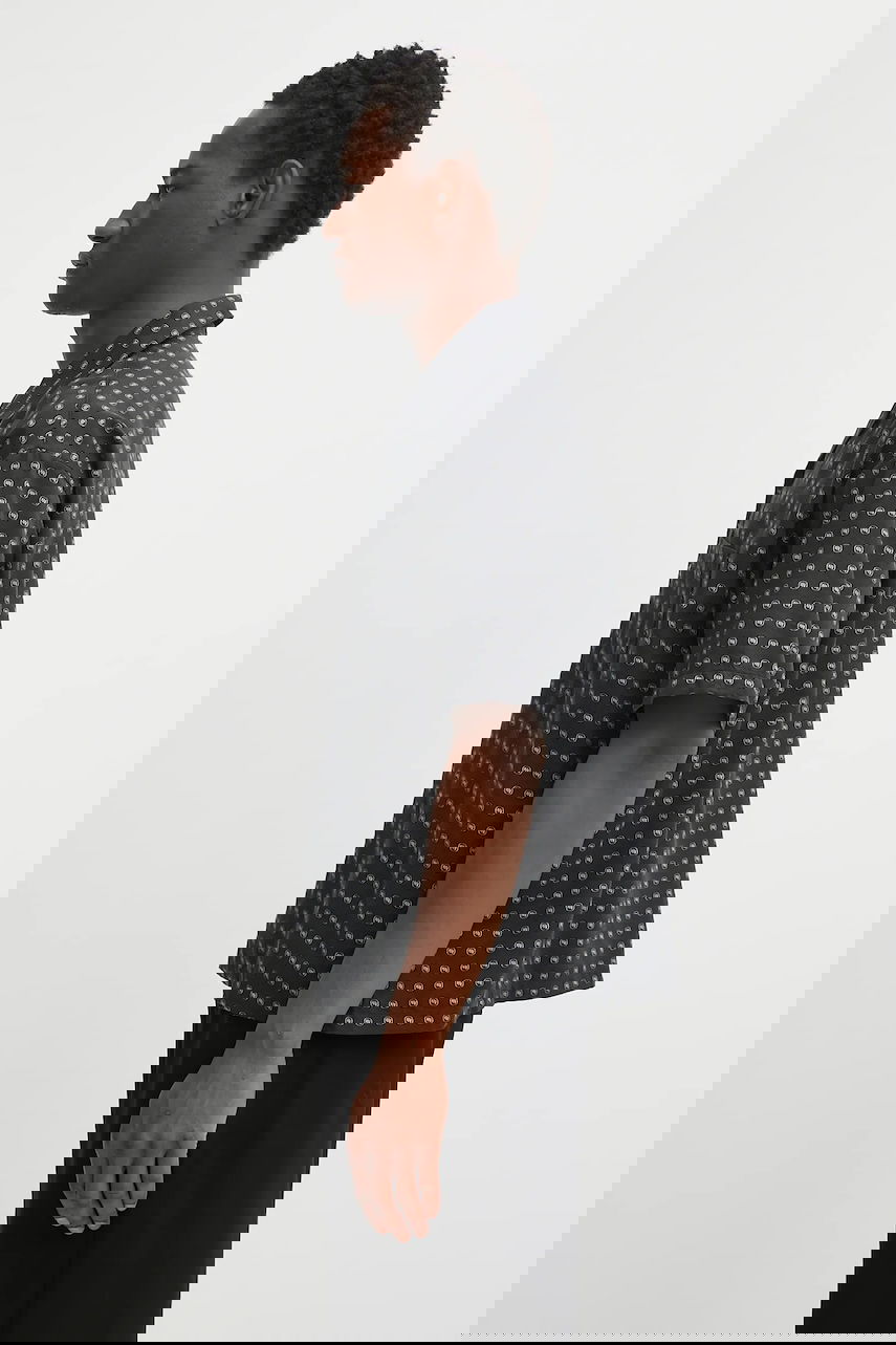 Košulja Neighborhood NEIGHBORHOOD Monogram Pattern Relaxed Hawaiian Shirt Crna | 251TSNH.SHM11, 1