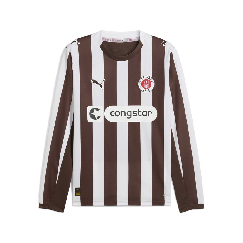 Dres Puma FC St. Pauli 25/26 Home Long Sleeve Jersey Smeđa | 783066_01