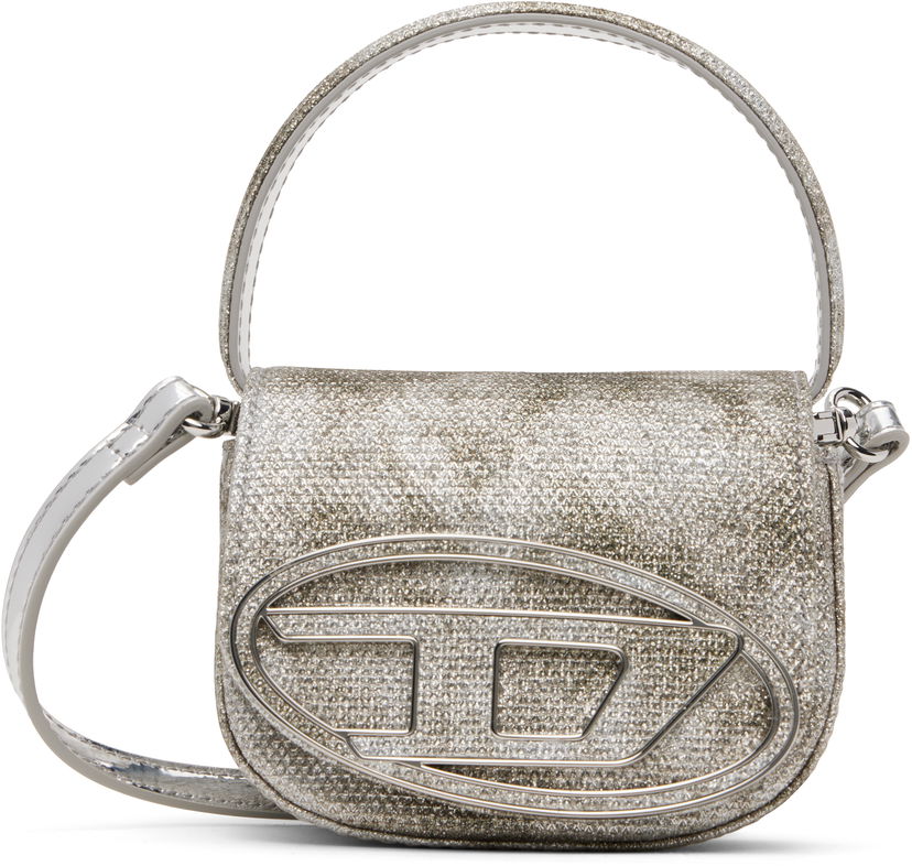 Ručna torbica Diesel Diesel 1DR XS Glitter Saddle Bag Metalik | X08709 P2197