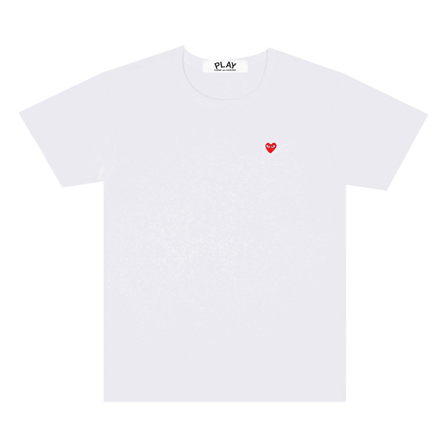 Majica kratkih rukava Comme des Garçons PLAY Small Heart T-Shirt Bijela | AZ T303 051 2, 0