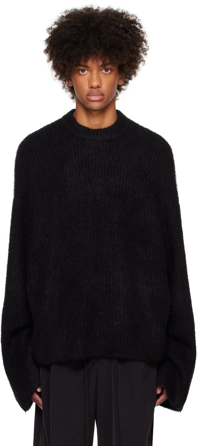 Džemper Entire Studios Knit Crewneck Sweater Crna | ES2562CR