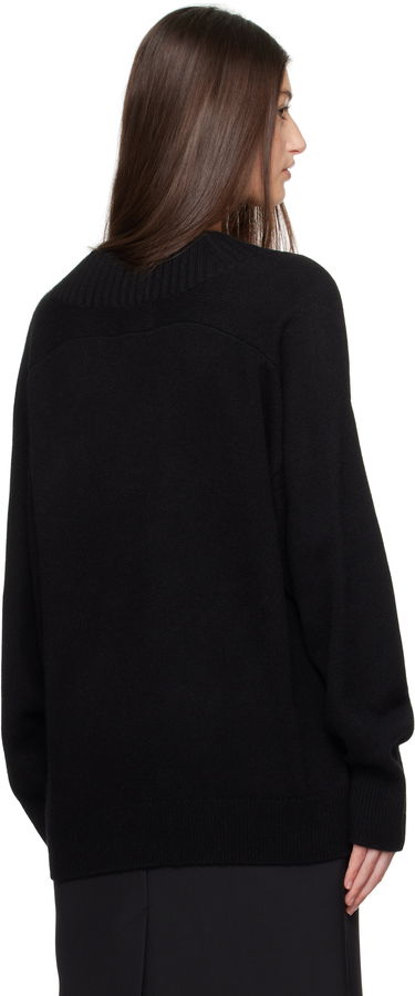 Džemper Loulou de Saison Loulou de Saison Sage V-Neck Sweater Crna | SAGE, 2