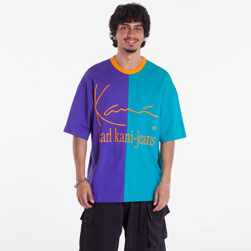 Majica kratkih rukava Karl Kani T-Shirt KKJ Block Boxy Tee Višebojno | KU242-009-1